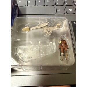 Star Wars Micro Galaxy Squadron Series 1 Mandalorian & Speeder Bike Launch Ed